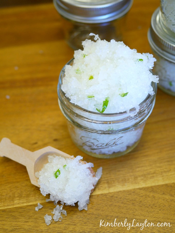 Bath salt DIY on KimberlyLayton.com