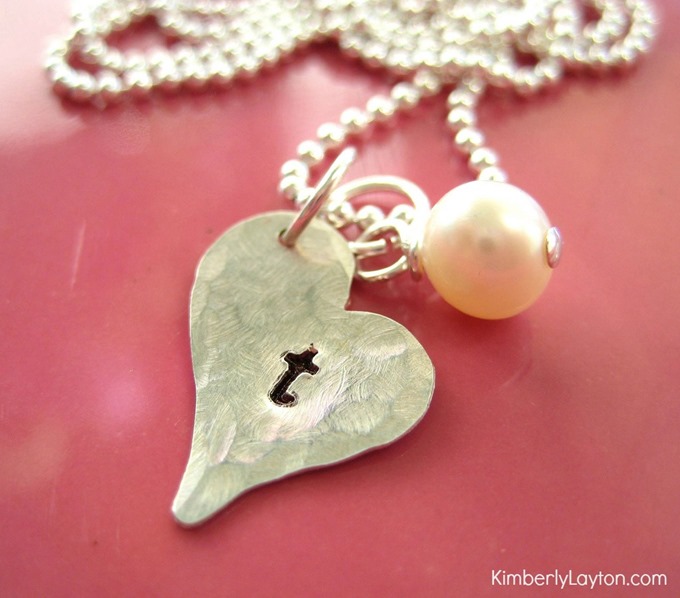 DIY Tutorial for Hand Stamped Jewelry by Kimberly Layton