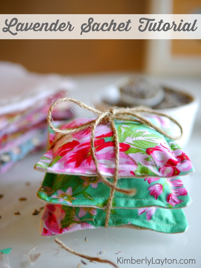 Lavender Sachet Tutorial by Kimberly Layton