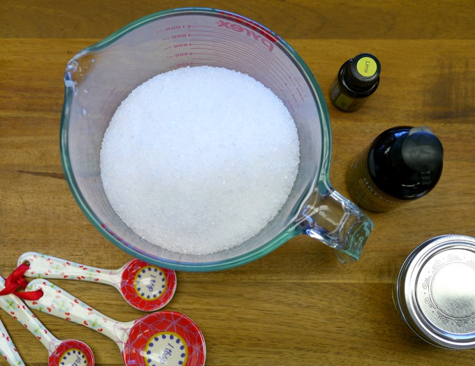 Making Body Scrub on KimberlyLayton.com