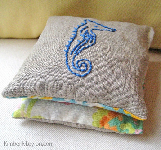 Seahorse Sachets by Kimberly Layton