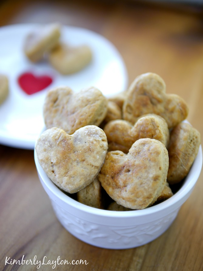 Make Homemade Dog Treats - Recipe at KimberlyLayton.com